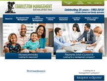 Tablet Screenshot of charlestonmanagement.com